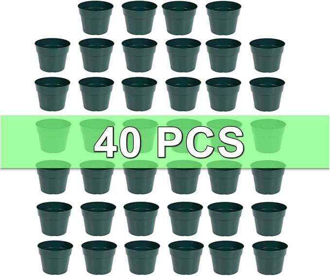 RooTrimmer 40 Pack 4 Inch Plastic Nursery Pots - Image 4