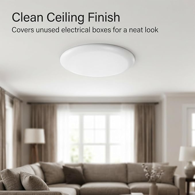 CP3540 Ceiling Cover Plate, Round Electrical Box Cover - Image 4