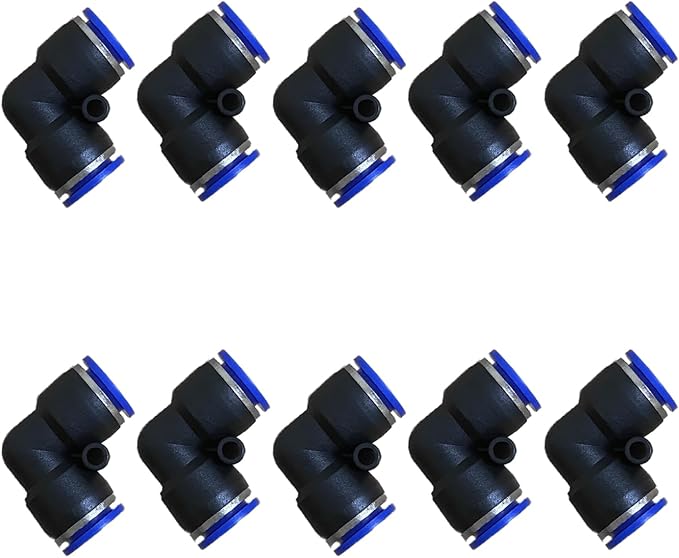 6mm Od Air Line Elbow Union, Push To Connect Air Fittings, Push Elbow Push Air by ROZESAZZ