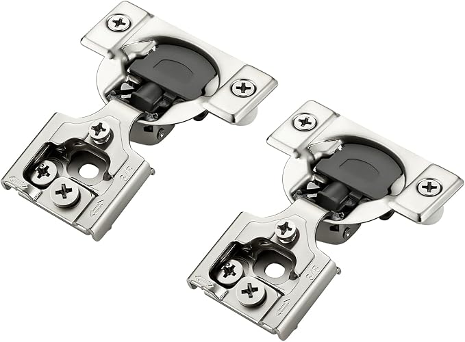 Soft Close Hinges for Kitchen Cabinet Hinges, 3/8 Inch Overlay, 60 Pack | 30 - Image 9