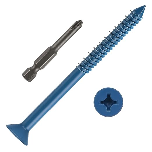 1/4" x 5" Concrete Screws, Brick or Stucco by Unknown