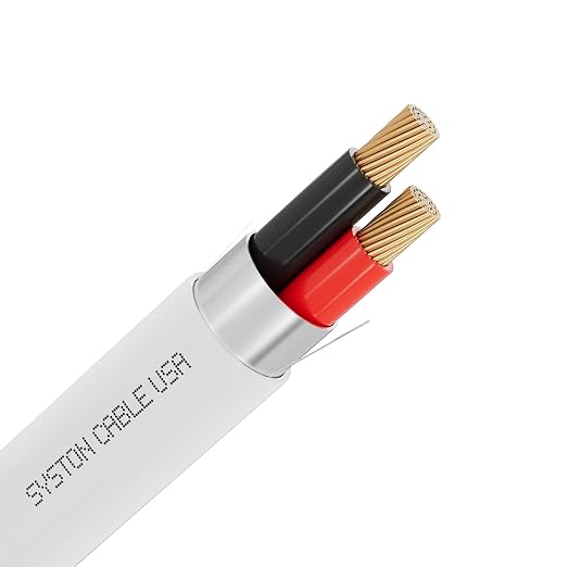 Syston 16/2 Alarm Control Cable, Stranded Copper, CMP Shielded, 250 FT | 16 AWG by SystonCableTechnology
