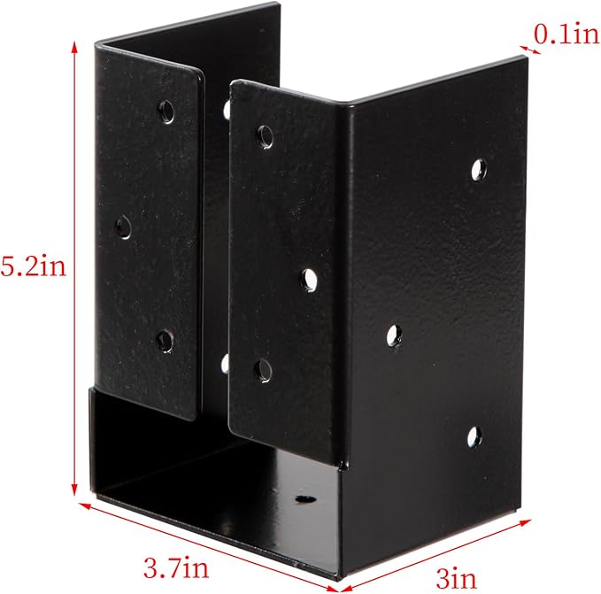 Gawicpy Concealed Joist Hangers, Outdoor Trim Concealed Flanges, - Image 2