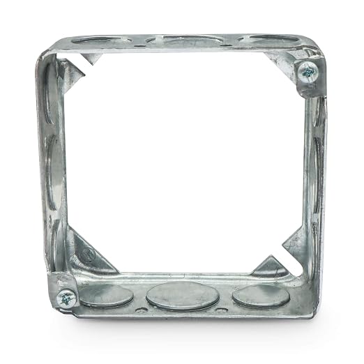 12 Packs Square Extension Ring, 1-1/2'' Deep, Electrical Box Extender, - Image 3