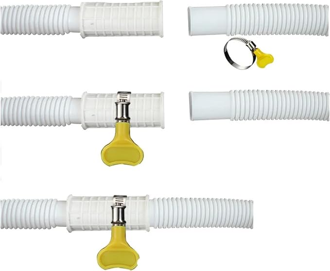 1M Flexible Air Conditioning Drain Hose Universal Water Inlet Extension Pipe - Image 3