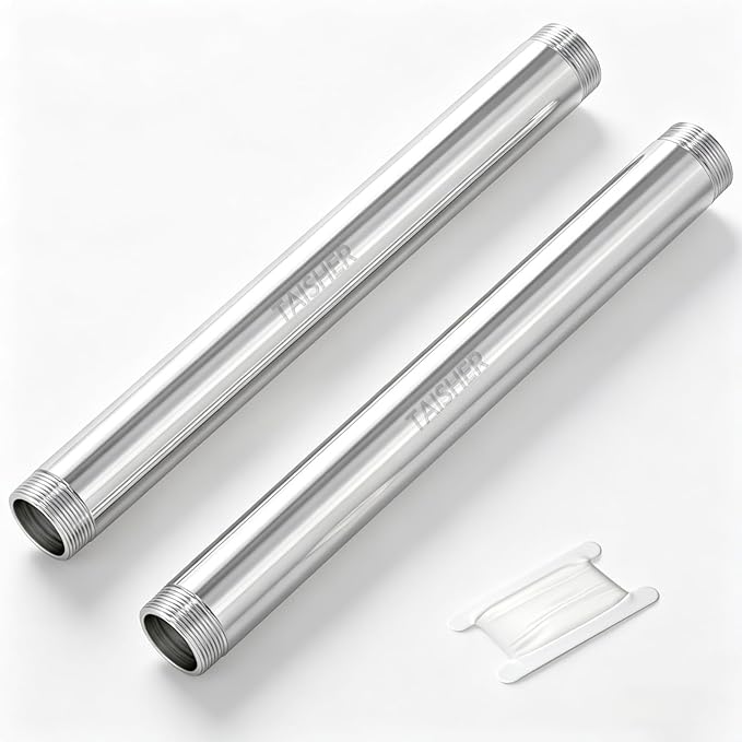 2pcs Thickened Nipple Cast Pipe 1" NPT Male by TAISHER