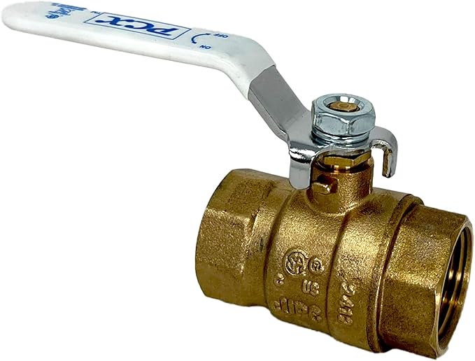 PROCURU 1-Inch FIP Female NPT Threaded Heavy Duty Brass Ball Valve, Full Port - Image 2