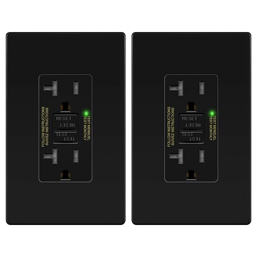 TG GFCI Outlet 20 Amp, Electrical Tamper-Resistant Receptacle, Self-Test | by TG