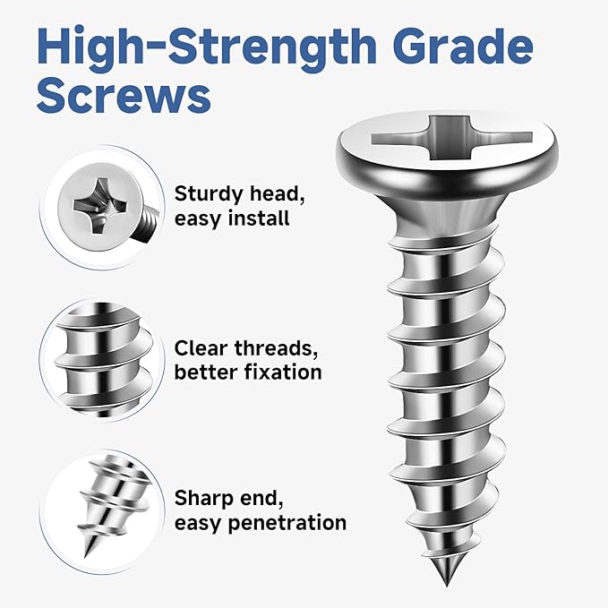 100PCS L Bracket Corner Brace, Stainless Steel L Brackets - Image 6