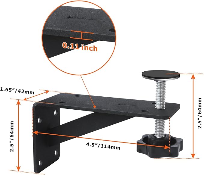 2PCS Undermount Sink Brackets, Undermount Sink Support - Image 2