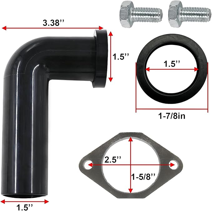 Garbage Disposal Drain Elbow Kit Compatible - Image 2
