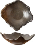 8" Small Ceramic Decorative Bowl 1 Pice – Irregular Rim Reactive Glaze Candy by Amitofo