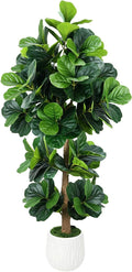 GTIDEA 6FT Artificial Fiddle Leaf Fig Tree by GTIDEA