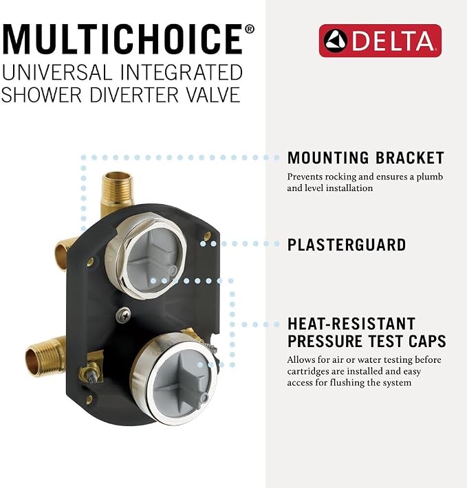 Delta MultiChoice Universal Integrated Diverter Rough - Image 3