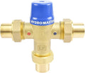 Thermostatic Mixing Valve, LF Brass Construction, Temperature Control, 3/4 Inch by HYDROMASTER