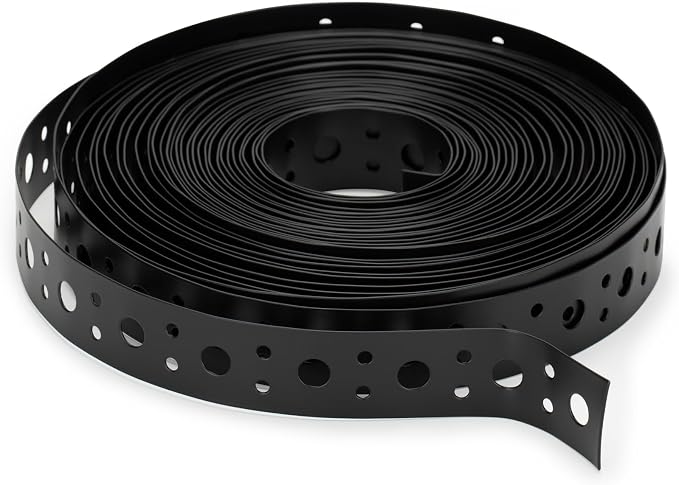 Black 1 Inch x 33FT Metal Strapping by Unknown