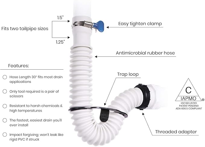 SINK DRAIN KIT 1-1/2" - Image 3