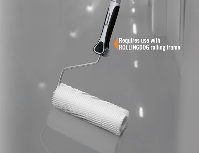 ROLLINGDOG 9 inch Epoxy Spiked Roller Cover Spike Roller - Image 3