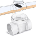 Tondiamo 6 Inch Backwater Valve Drain Backflow Preventer Valve Prevent Sewage by Tondiamo