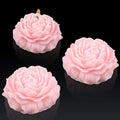 Roowest 3 Pcs Rose Flower Shaped Candles Soy Wax Handmade, Decorative by Roowest