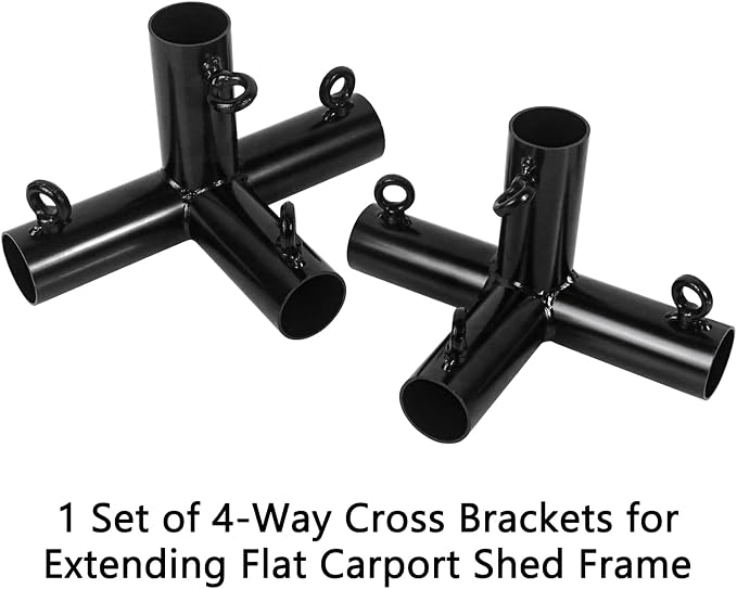 Luwint 2PCS 4-Way Flat Canopy Fittings, Fits 3/4" EMT Pipe - Image 6