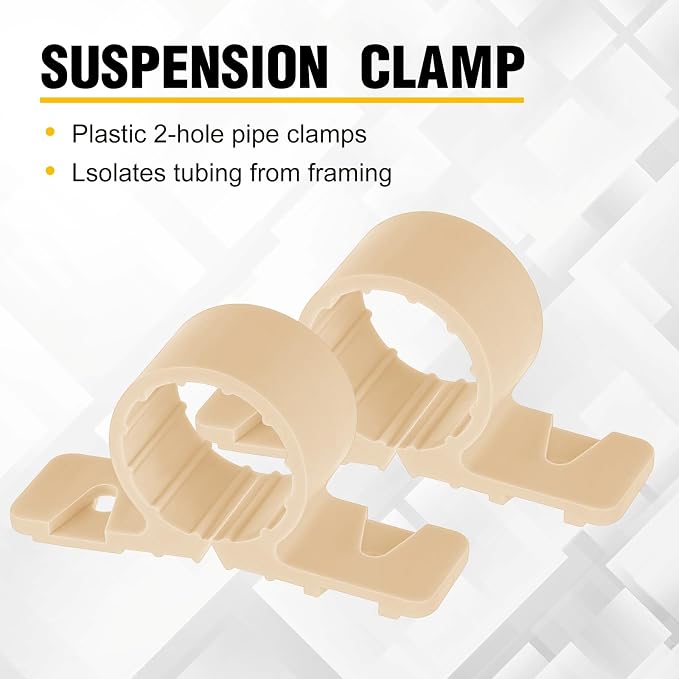 Briwooody 50 Pack 3/4 Inch Pex Pipe Clamps Pipe Supports Suspension Clamps | - Image 3