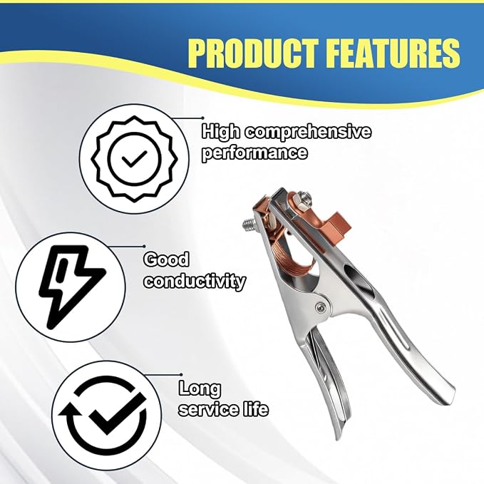 2PCS 500A Welding Ground Clamp, Manual Welder Electrode Clamp Tool - Image 4