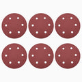 HARFINGTON 15 Pcs 9 Inch Sanding Discs 400 Grit Red Aluminum Oxide 6 Hole | by HARFINGTON