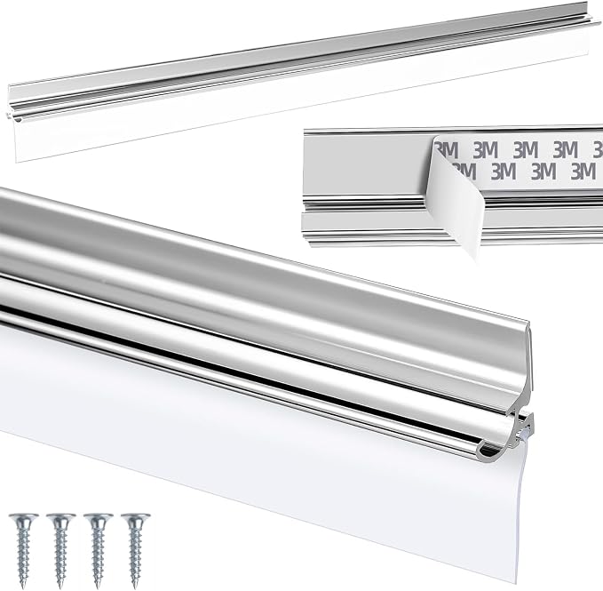 25" Chrome Framed Shower Door Replacement Drip Rail by BSFRNF