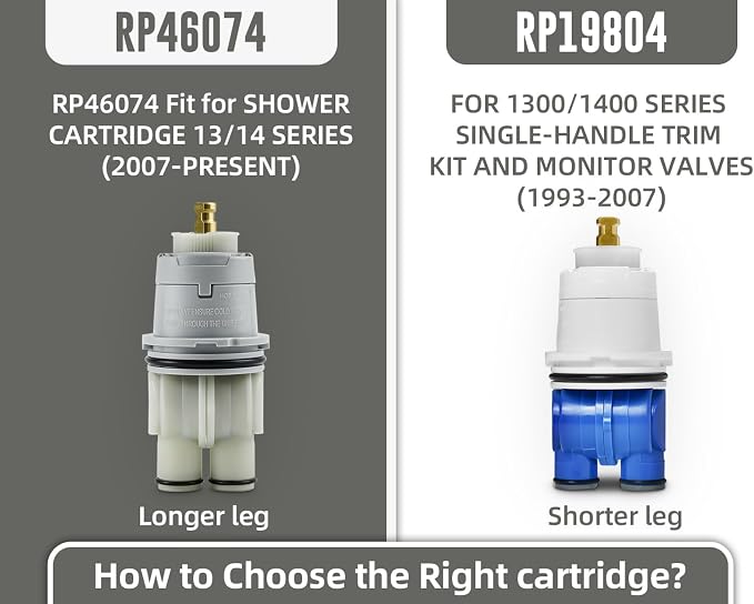 RP46074 Compatible with Delta 13/14 Series Bath Tub Shower Faucet Single Handle - Image 3