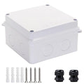 Junction Box, Reserved Holes Electrical Boxes Waterproof IP65 ABS Plastic by LuSumtly