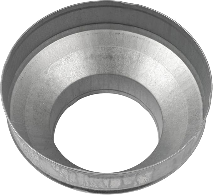 8" to 5" Inch Galvanized Steel Round Duct Reducer - Image 7