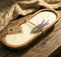 Dough Bowl Candle Co. Wooden Bowl Candle - 32 Oz. 17x5x2 6-Wick Large Lavender by Dough+Bowl+Candle+Company