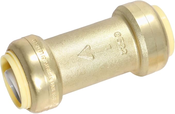 1 Pack XFITTING 1" Push Fit Check Valve, Push to Connect by XFITTING