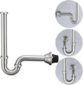 RANDOM Brass P Trap Bathroom Sink U-Shape 1-1/4 inch Sink Trap by RANDOM