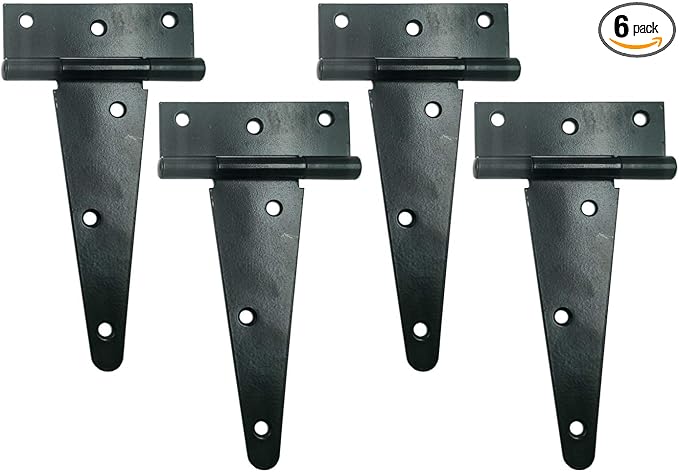 HLMOptimo Heavy Duty T Hinge Tee T Strap Shed Gate Barn Fence Door Hinge by HLMOptimo