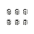 6Pcs Thread Adapter Sleeve Reducing Nut, M12 M to M10 F, 10mm Length | M12 x by HIPICCO
