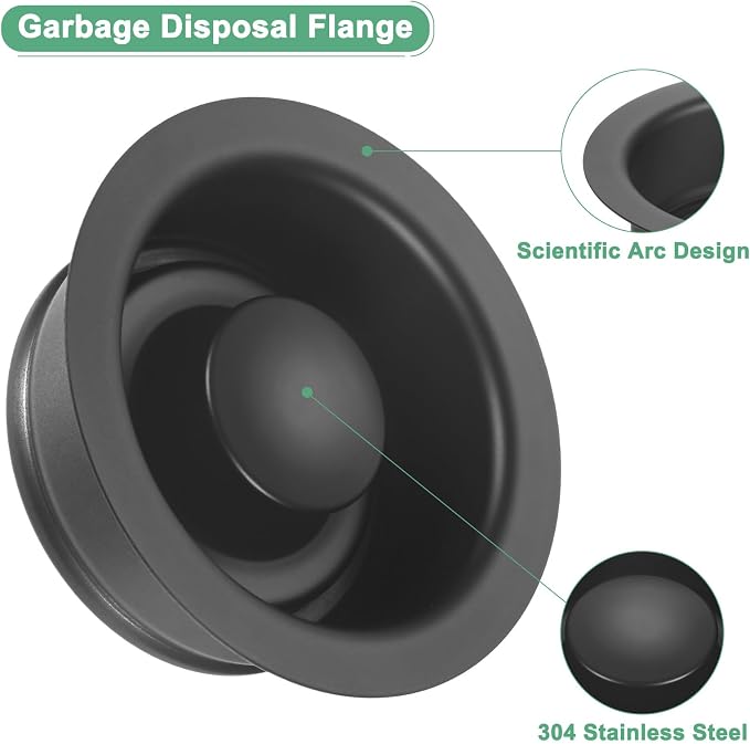 M METERXITY 2-Pack Garbage Disposal Sink Flange, Kitchen Sink Replacement - Image 2