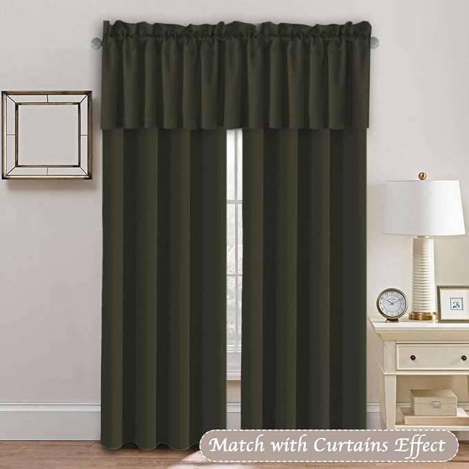 H.VERSAILTEX 2 Panels Blackout Valances - Image 3