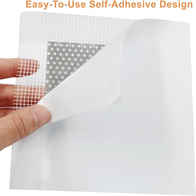 Unlorspy6Pcs Drywall Repair Patch, 4 x 4 Inch | Drywall Repair Kit, Self - Image 5