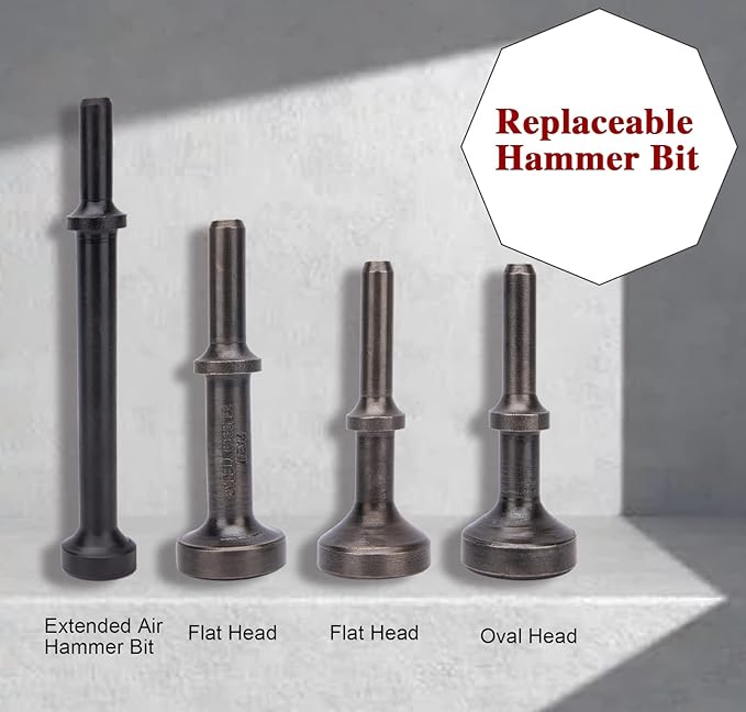 Smoothing Air Hammer Bits Set, Power Hammer Drills Tools - Image 7
