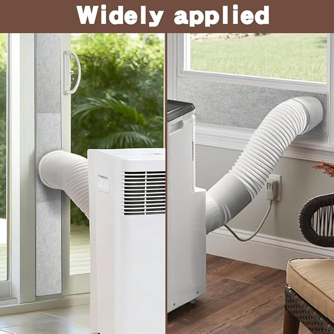 Double Layer Insulation Foam Panels, Portable Air Conditioner Window Vent Kit - Image 7