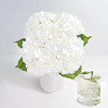 4Pcs 21in Hydrangea Artificial Flowers, Latex Real Touch Hydrangeas | Lifelike by MARTINEMALL