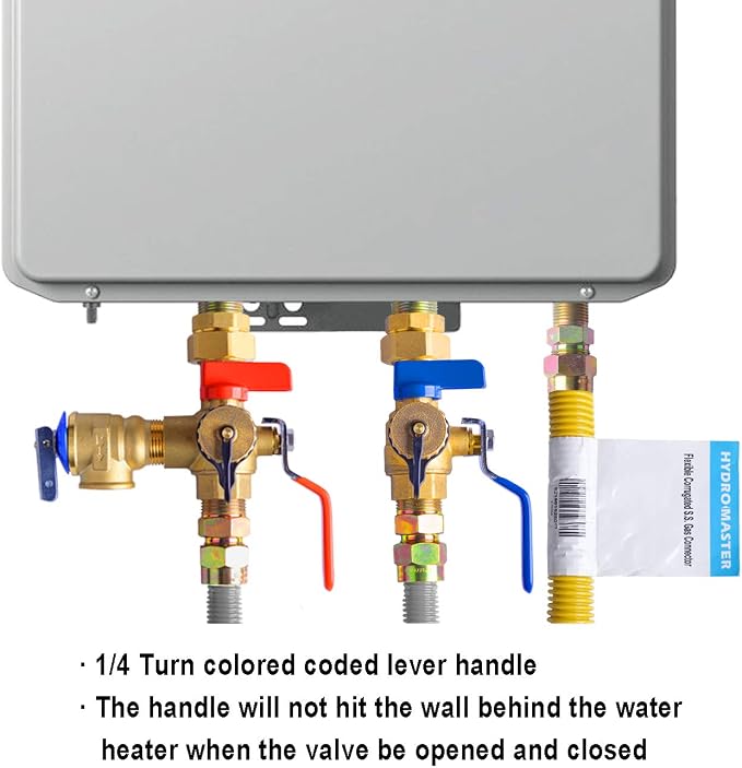 Tankless Water Heater Service Valve Kit - Image 7