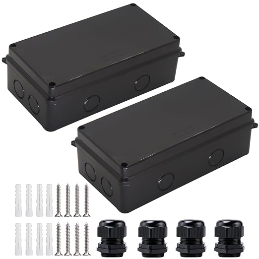 Electrical Box, Outdoor Waterproof Box IP65 Junction Box by LuSumtly
