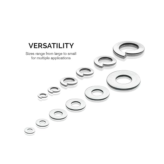 NEIKO 50400A Stainless Steel Lock and Flat Washer Assortment | 350 Piece Set | - Image 3