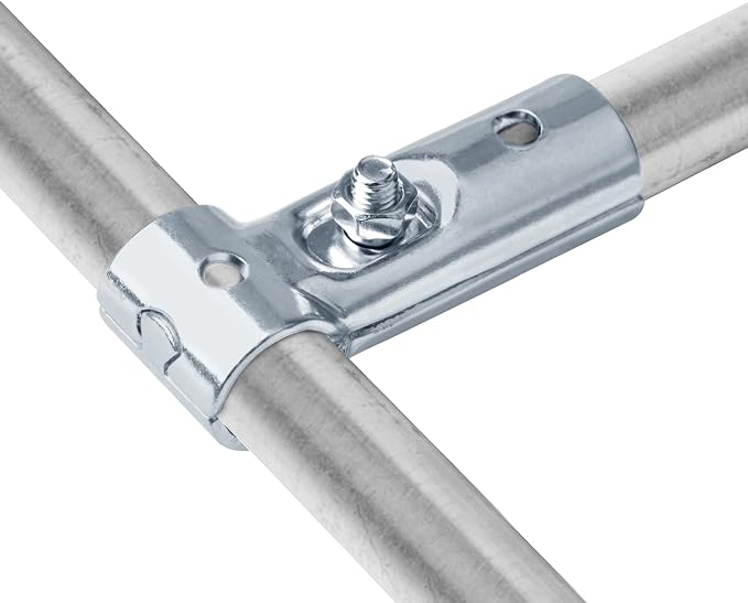 20 Sets T Pipe Connector Tee Clamp Fittings, Fits 1/2" EMT Conduit | Embedding - Image 3