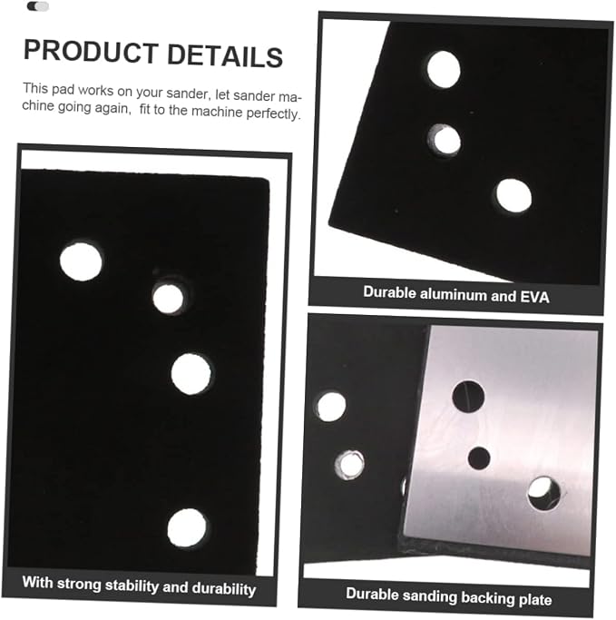 POPETPOP 4pcs Replacement Sander Pad Sanding Backing Plate Self Adhesive - Image 5