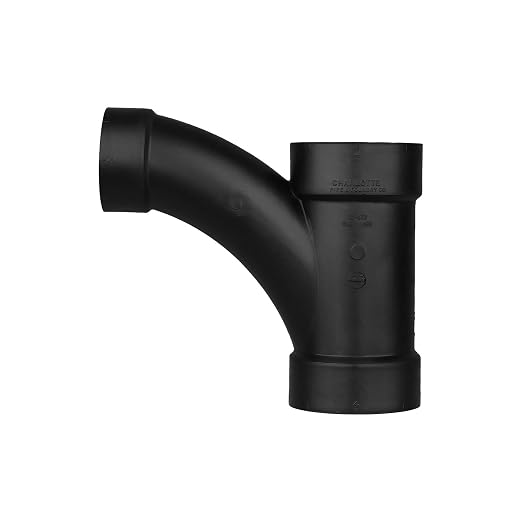 CHARLOTTE PIPE 4X4X3 DWV Comb WYE & 1/8 Bend ONE Piece DWV - Image 5