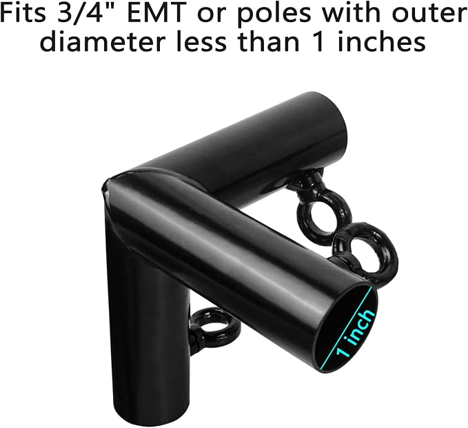Luwint Flat Canopy Fittings Kit, Fits 3/4" EMT Pipe - Image 5